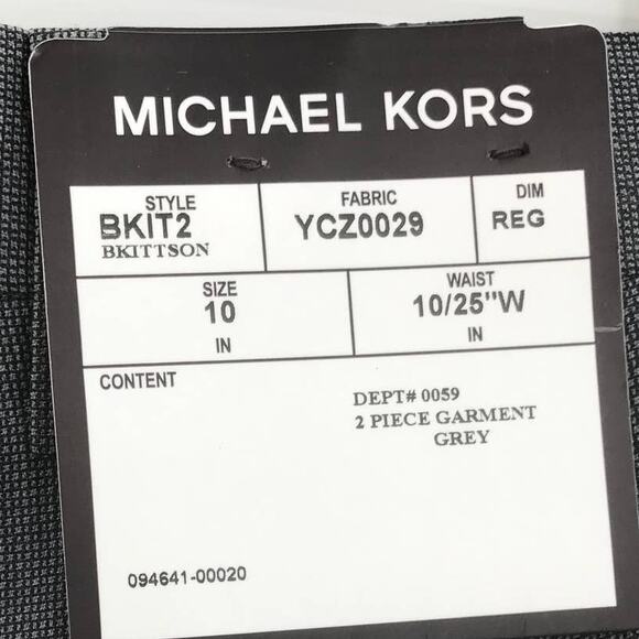 Michael Kors Gray Straight Leg Dress Pant Mid Rise Button Fly & Zip Size 10 - Picture 5 of 5